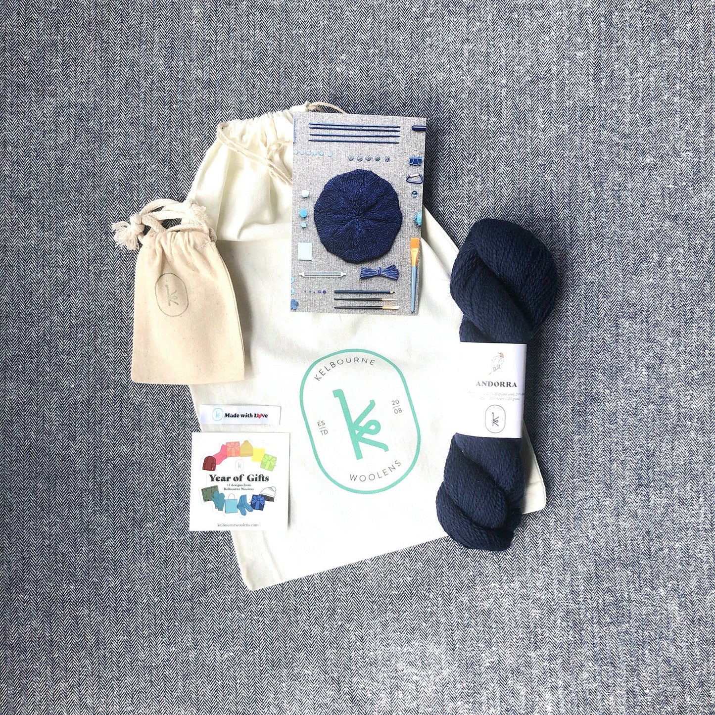 Year of Gifts Kit - Delphinium Beret