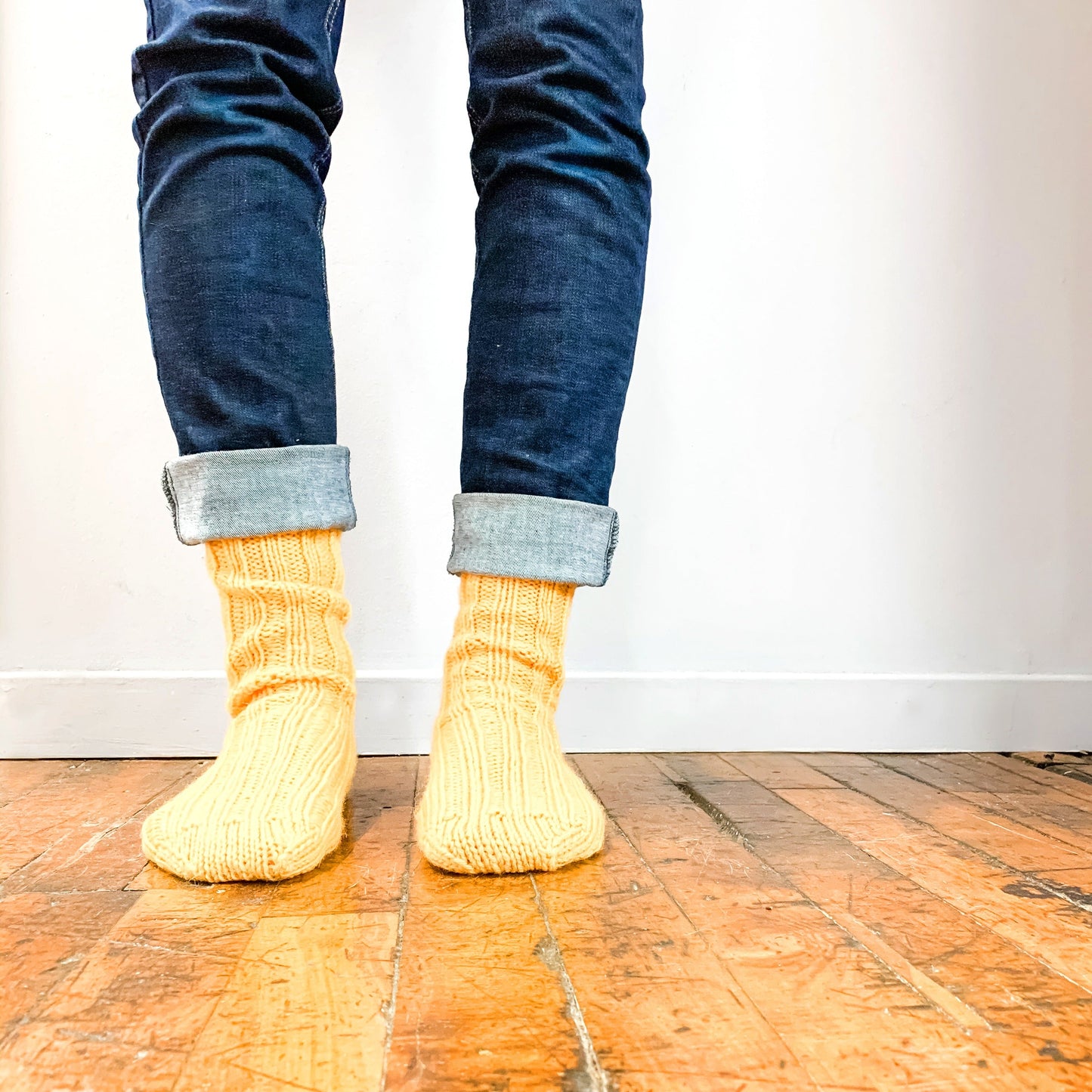 Year of Gifts Kit - Goldenrod Boot Socks