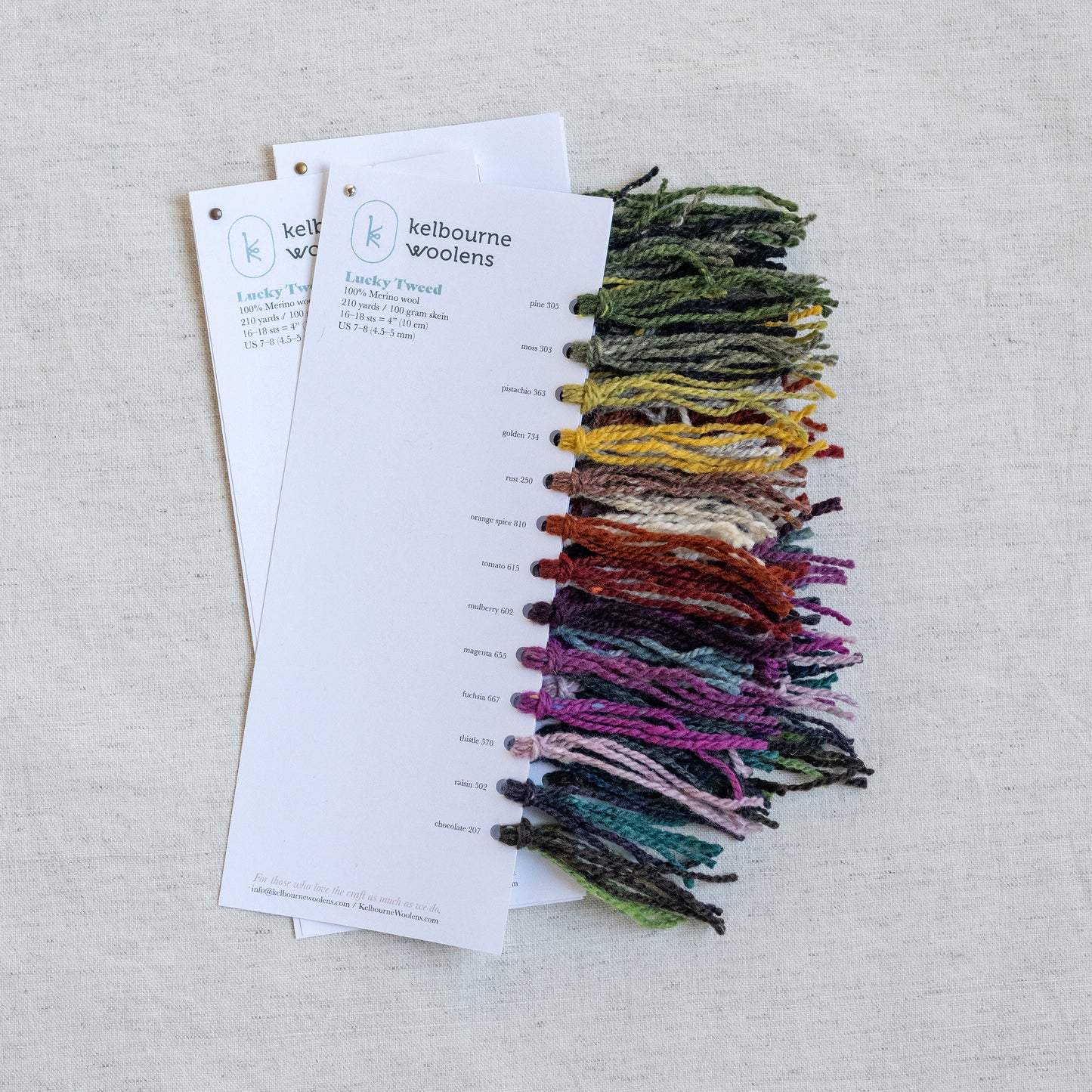 Kelbourne Woolens Color Cards
