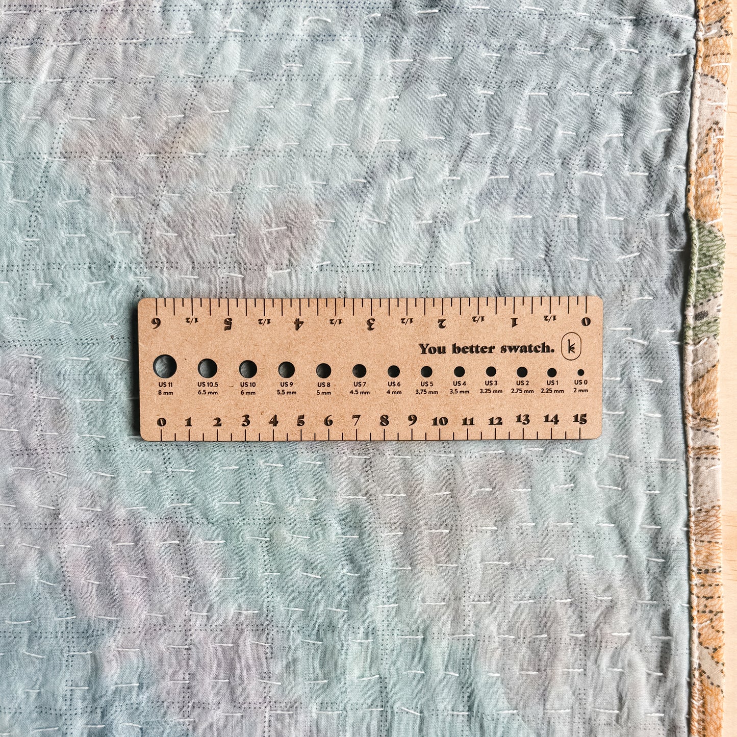6" Ruler with Needle Gauge