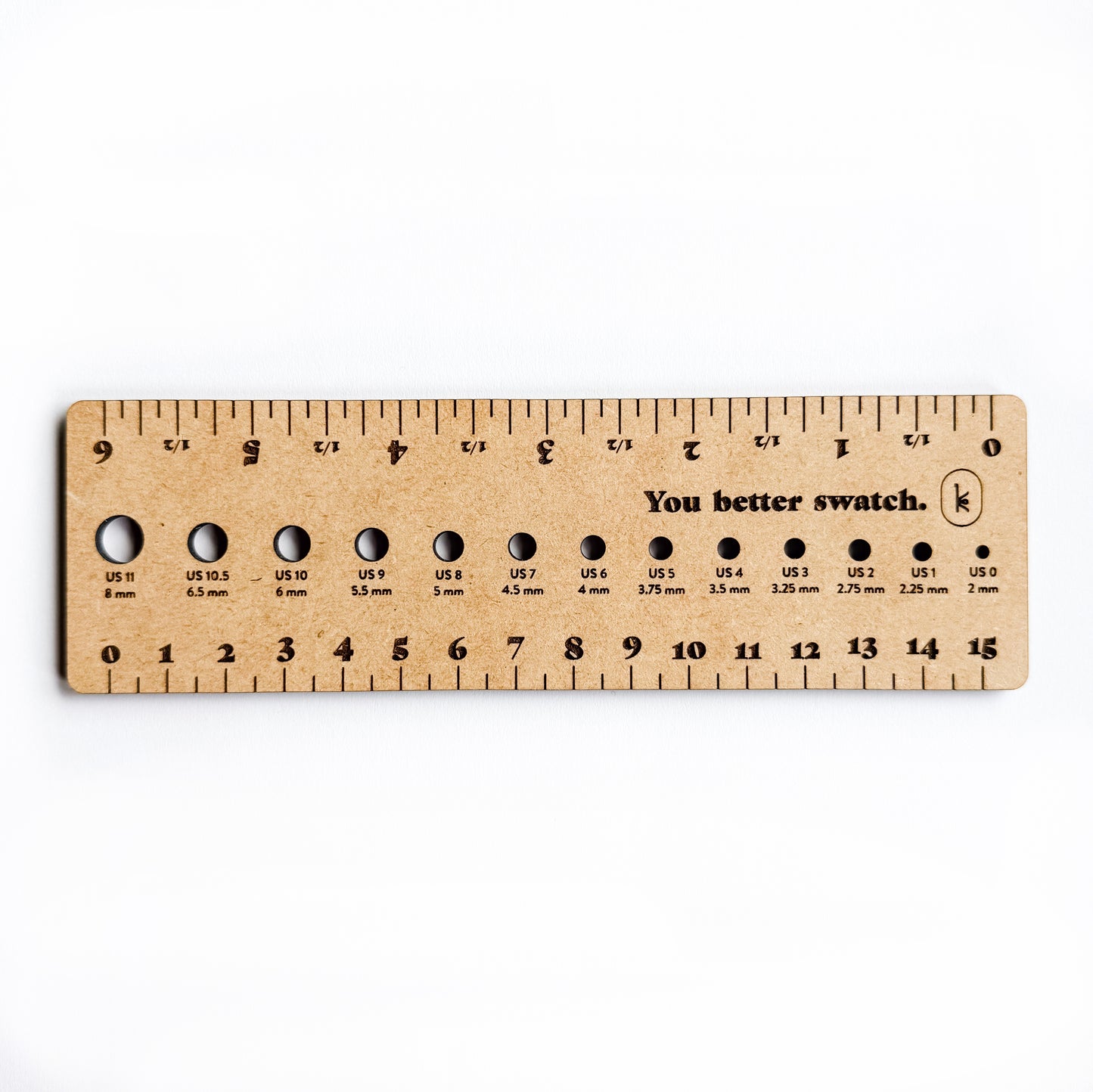 6" Ruler with Needle Gauge