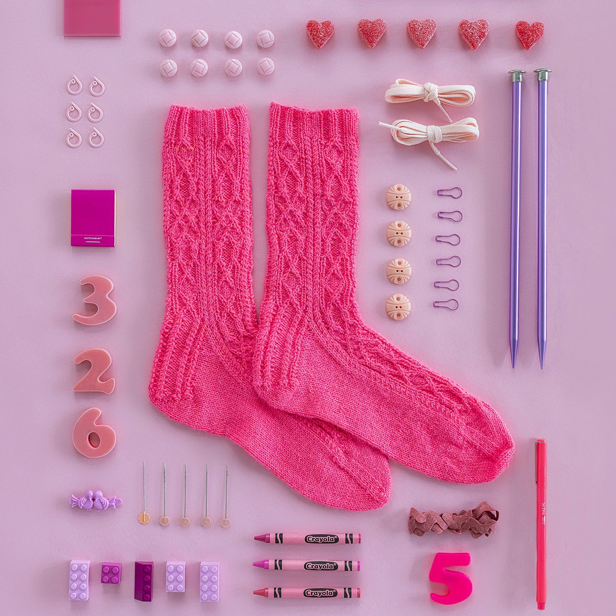 Year of Gifts Kit - Sweet Pea Socks