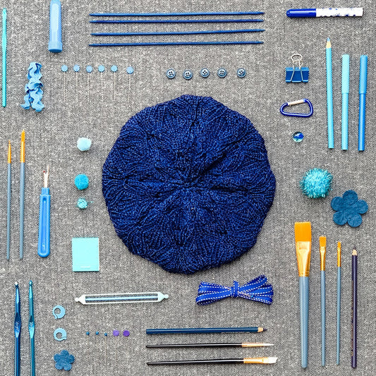 Year of Gifts Kit - Delphinium Beret