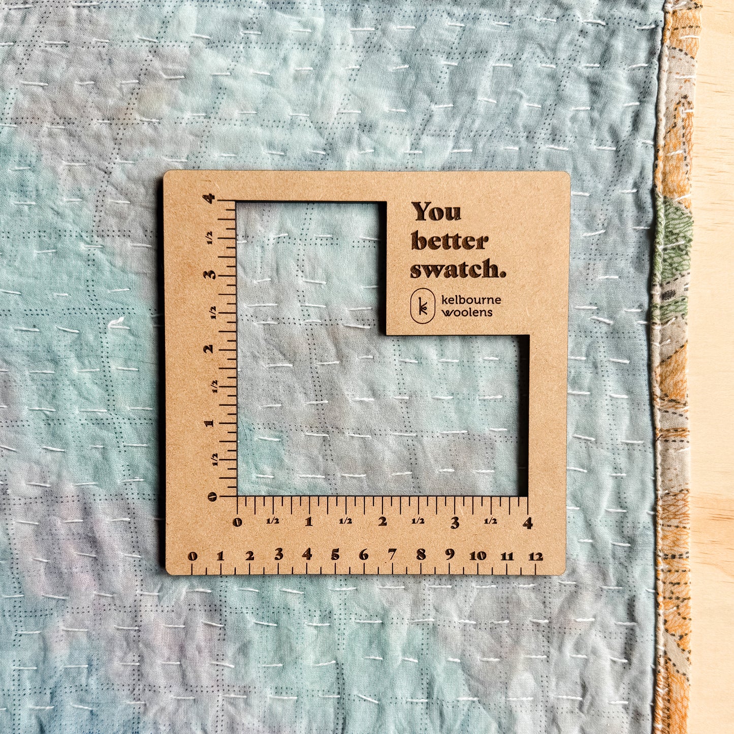 Large Knit Check