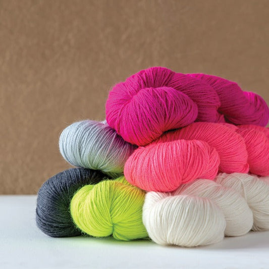 fingering weight superwash merino, alpaca, nylon blend yarn